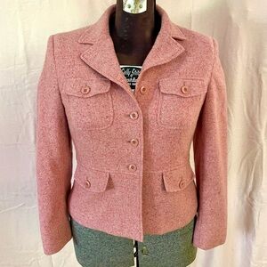 Rose Wool Blazer